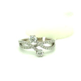 Diamond Twist Starburst Fashion Ring