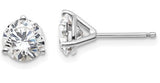 14K-2ct. Lab Diamond Stud Earrings