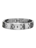 Stainless Steel Black Link Bracelet