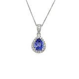 Tanzanite Pear Pendant