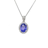 Tanzanite Oval Pendant