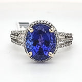 Tanzanite & Diamond Ring