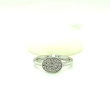 Oval Shaped Cluster Diamond Ring