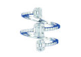 3 Band Diamond Wrap Ring