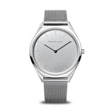 Ultra Slim Polished Silver Watch